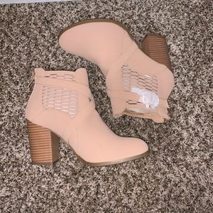 Pink booties